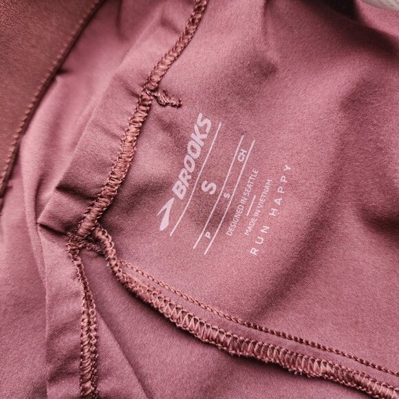 BROOKS lightweight Shakeout‎ Running Pants travel wear in two tone brown size S - Picture 5 of 8